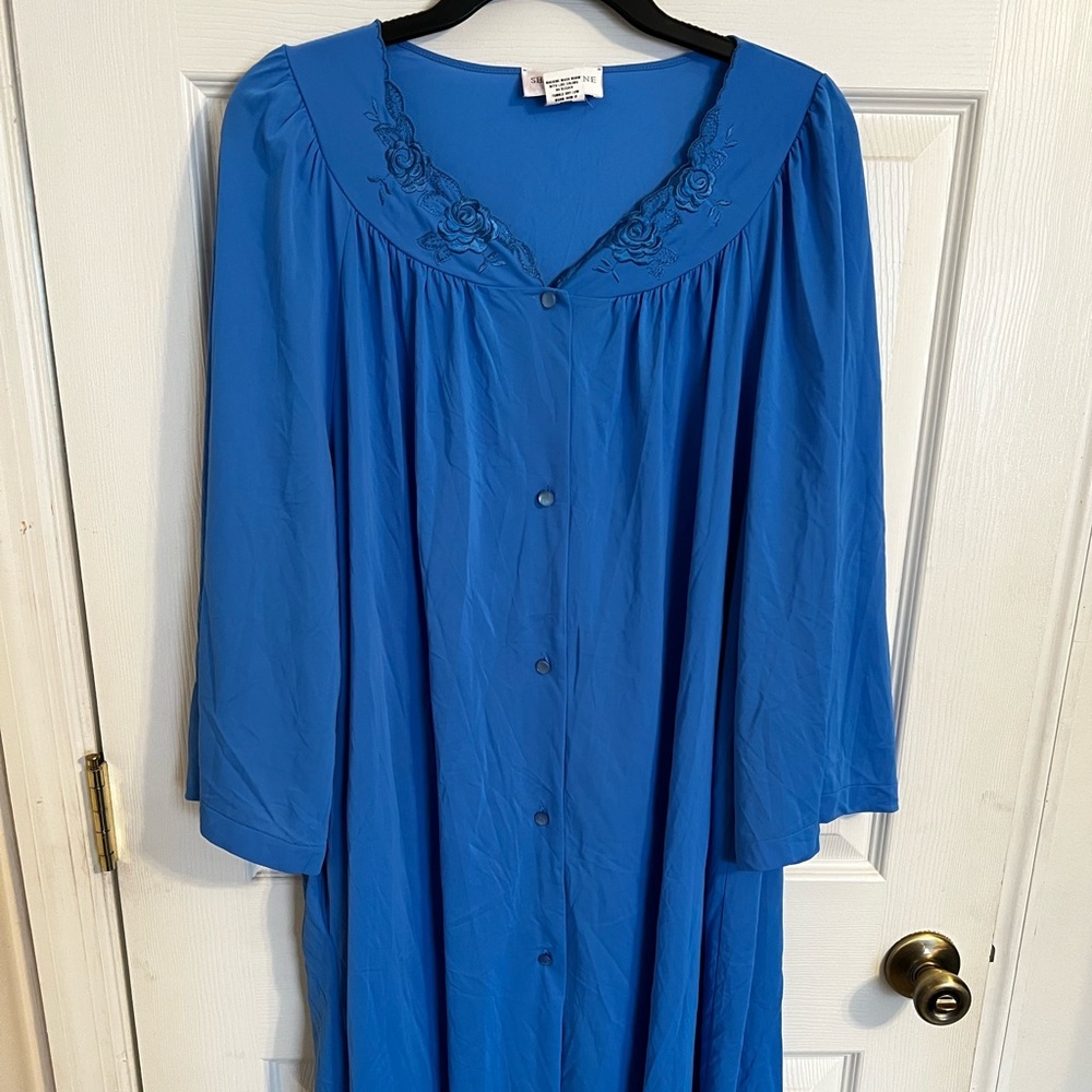 Vintage Blue Dressing Gown